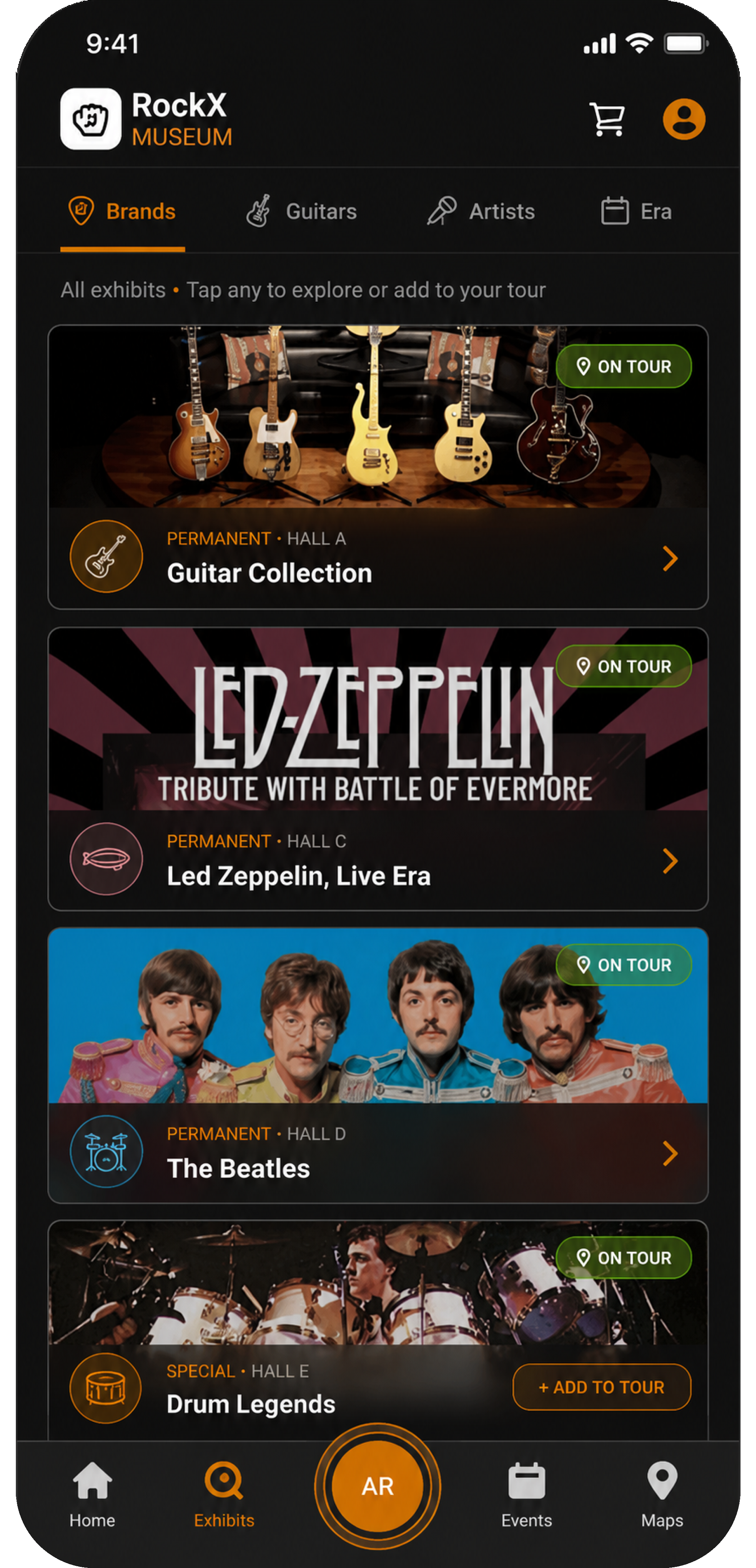 RockX browse events